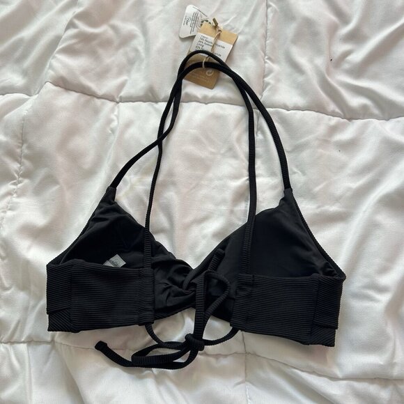 NWT Berlook Black Bikini Set Womens Medium M High Waisted Bottom Swimwear - Picture 9 of 10